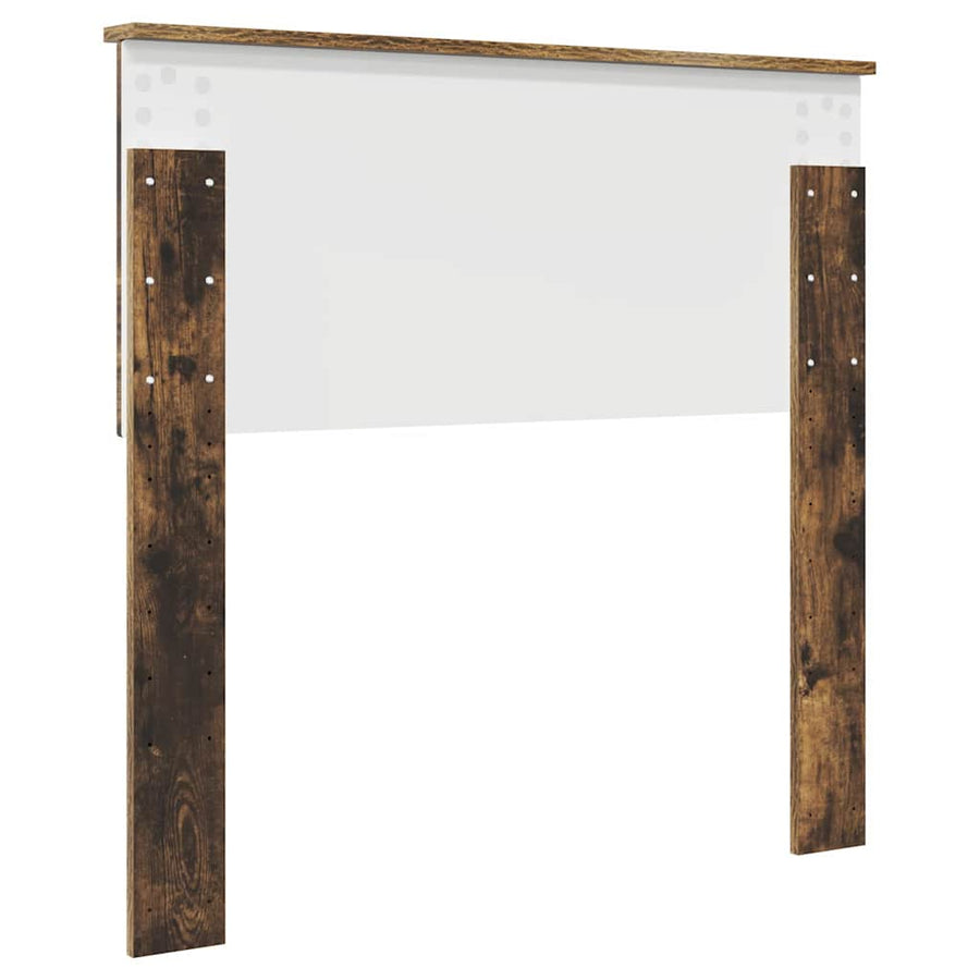 Hoofdbord met hoofdeinde Gerookt eiken 80 cm Bewerkt hout
