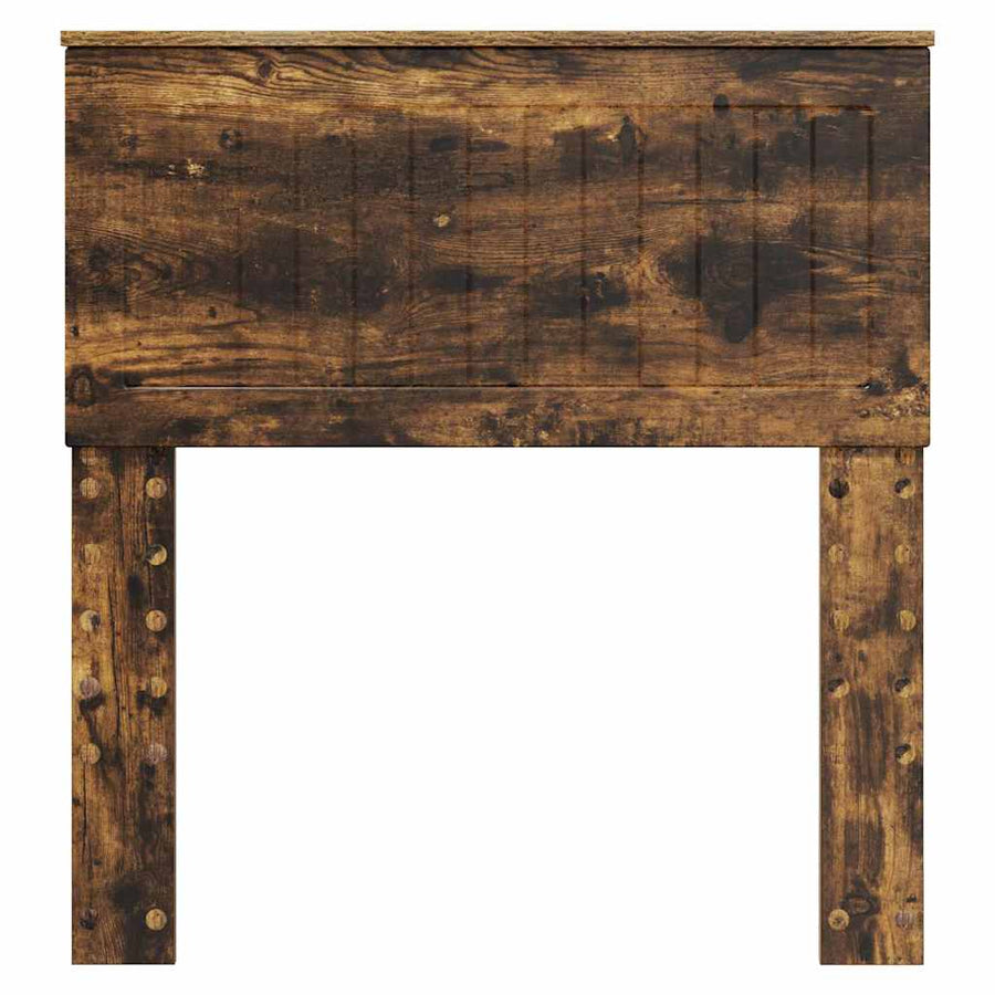 Hoofdbord met hoofdeinde Gerookt eiken 80 cm Bewerkt hout