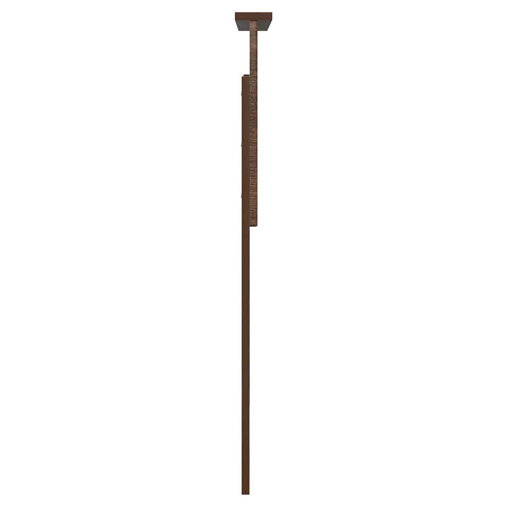 Hoofdbord met hoofdeinde Bruin Eiken 80 cm Bewerkt hout