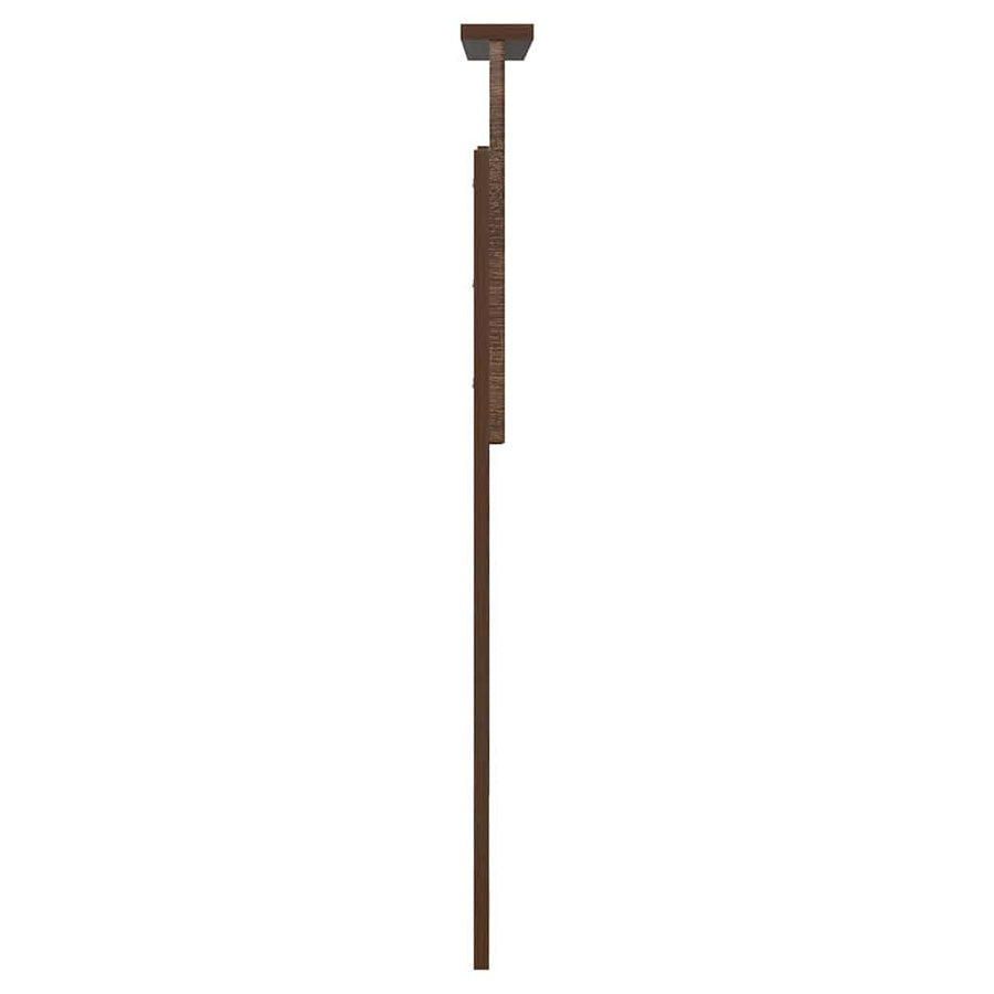 Hoofdbord met hoofdeinde Bruin Eiken 80 cm Bewerkt hout