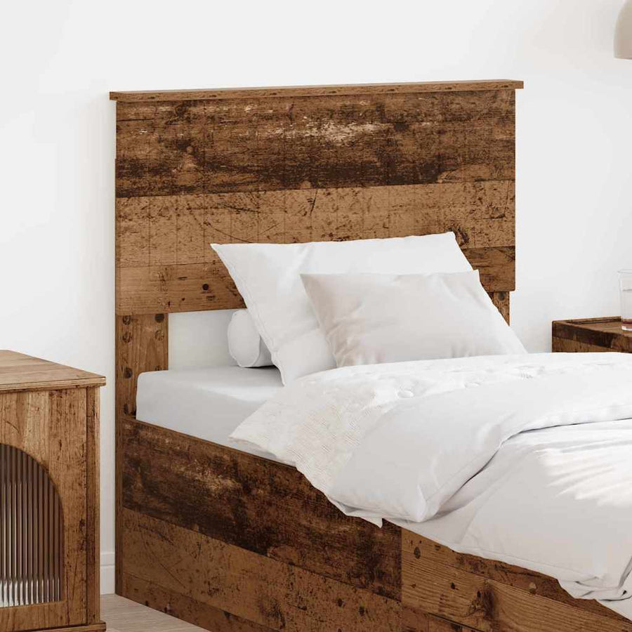 Hoofdbord met hoofdeinde Oud Hout 80 cm Bewerkt hout