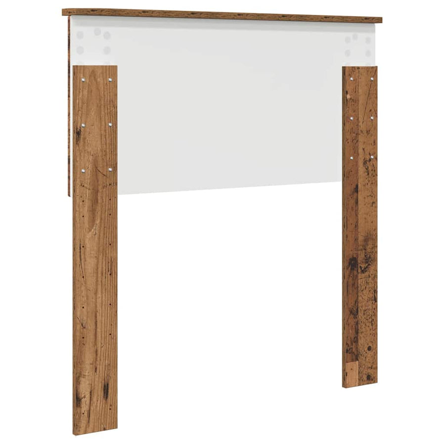 Hoofdbord met hoofdeinde Oud Hout 80 cm Bewerkt hout