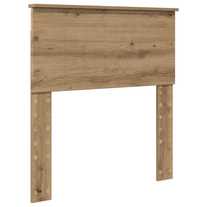 Hoofdbord met hoofdeinde Artisan Eiken 80 cm Bewerkt hout