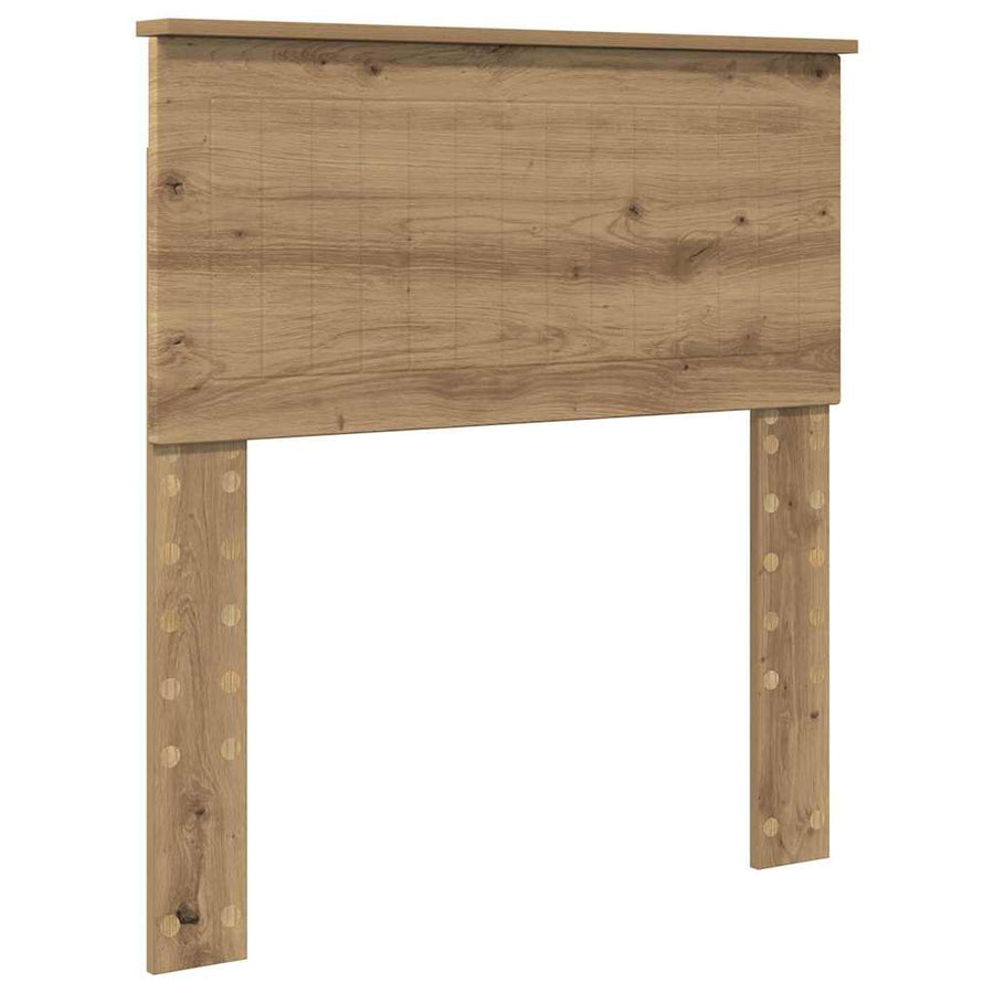 Hoofdbord met hoofdeinde Artisan Eiken 80 cm Bewerkt hout