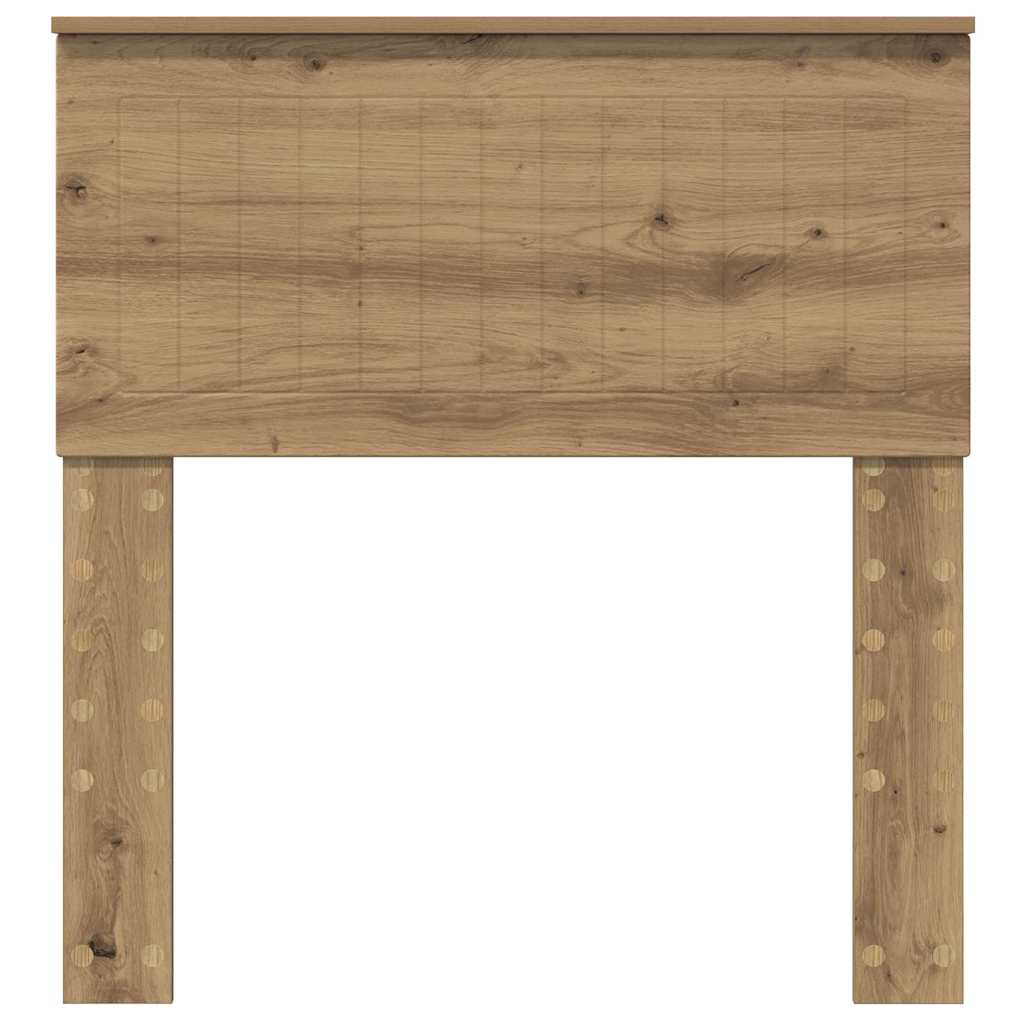 Hoofdbord met hoofdeinde Artisan Eiken 80 cm Bewerkt hout