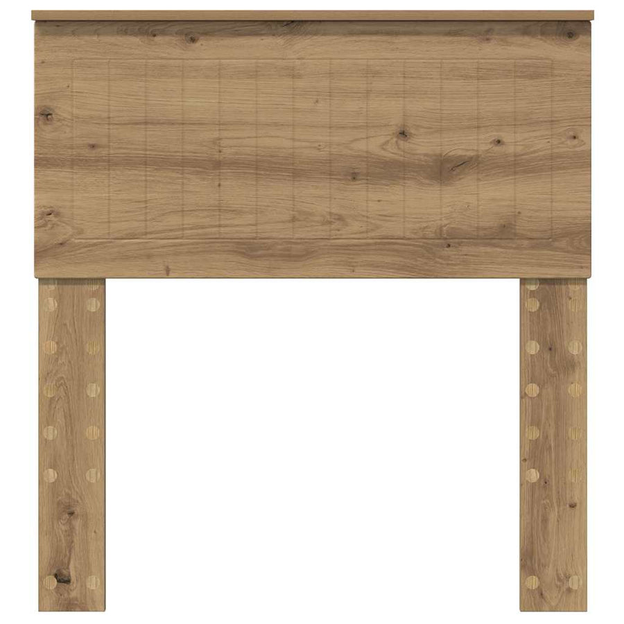 Hoofdbord met hoofdeinde Artisan Eiken 80 cm Bewerkt hout