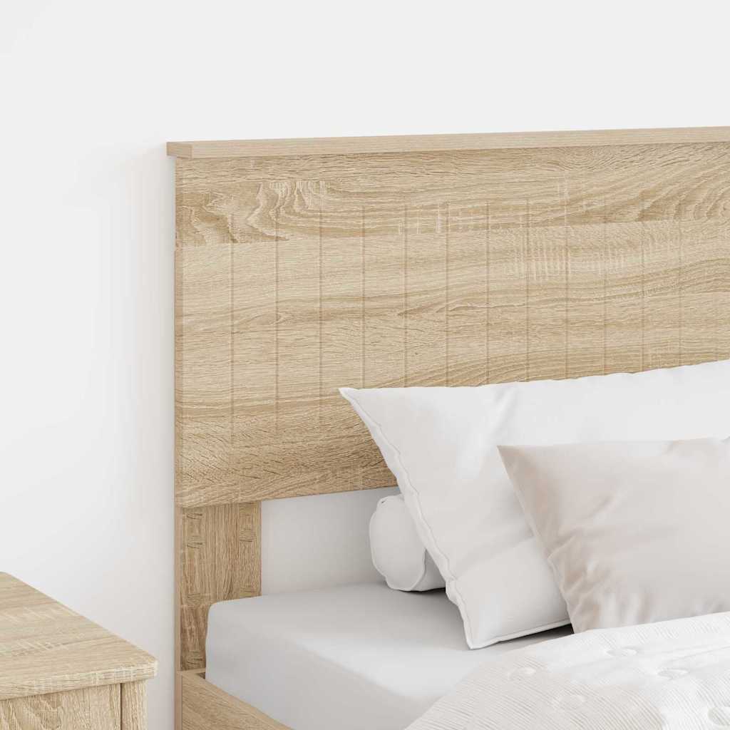 Hoofdbord met hoofdeinde Sonoma Eiken 75 cm Bewerkt hout