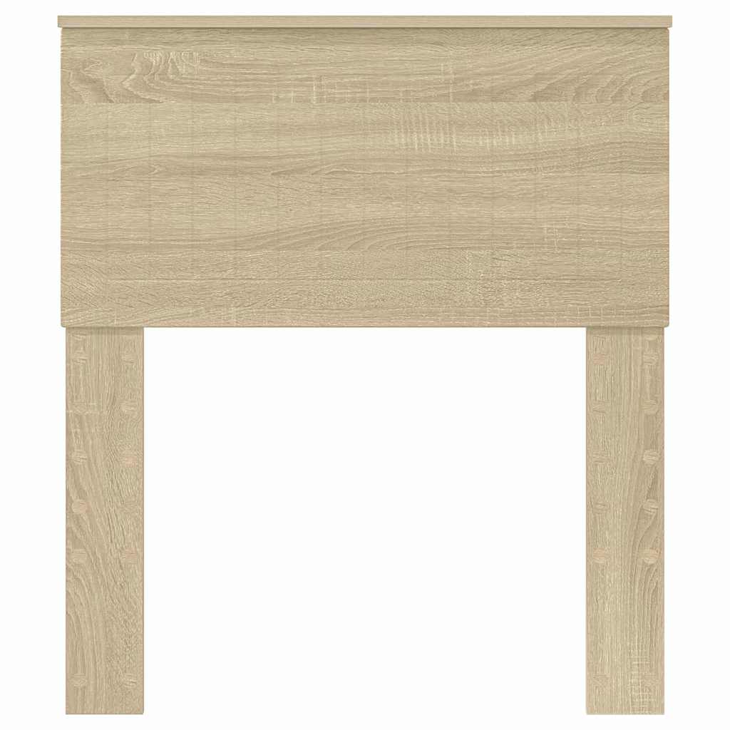 Hoofdbord met hoofdeinde Sonoma Eiken 75 cm Bewerkt hout