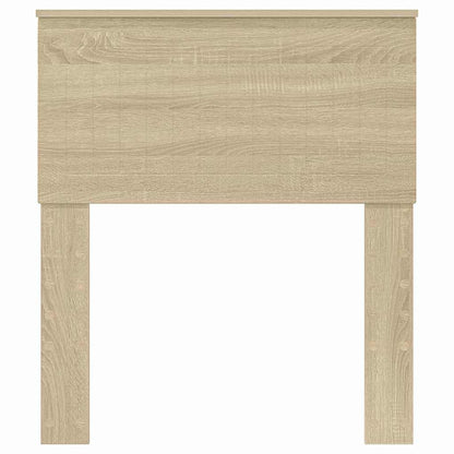 Hoofdbord met hoofdeinde Sonoma Eiken 75 cm Bewerkt hout