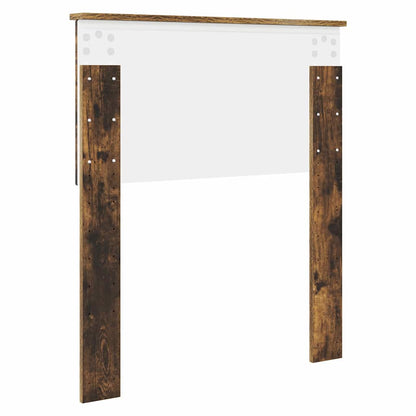 Hoofdbord met hoofdeinde Gerookt eiken 75 cm Bewerkt hout
