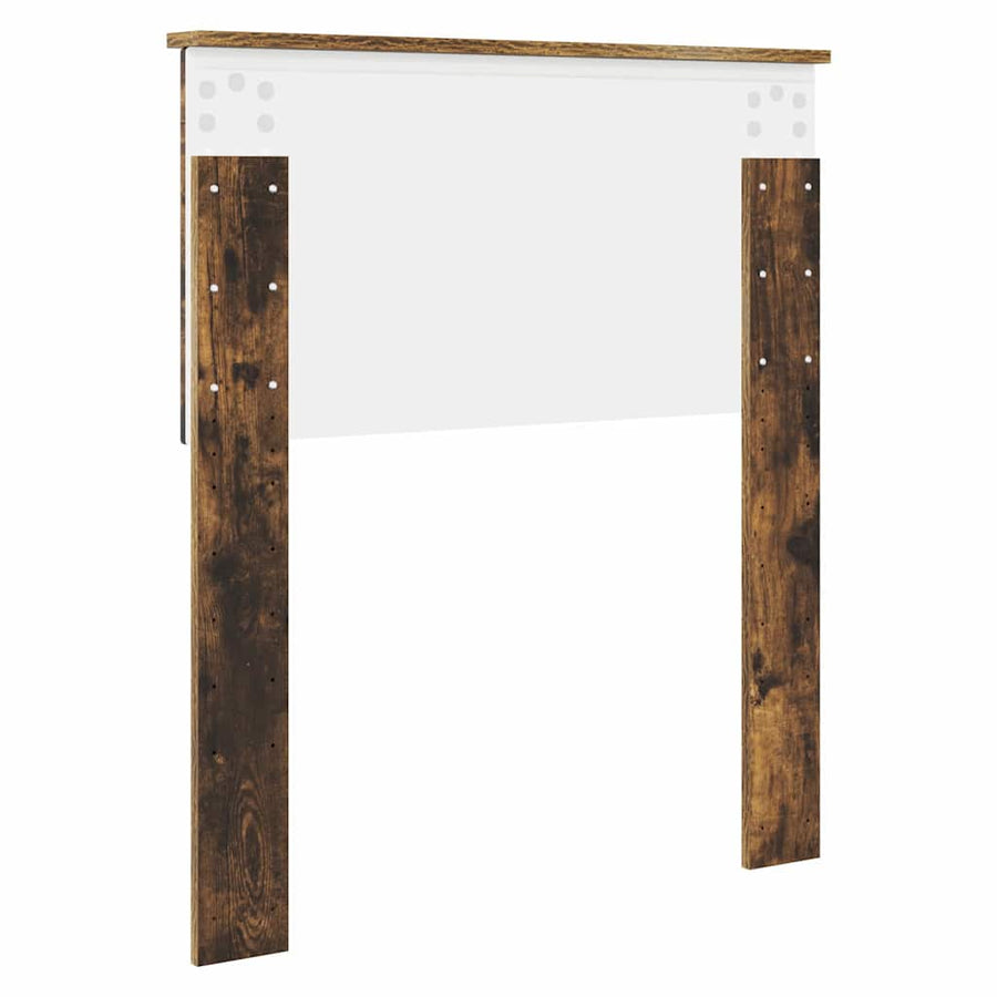 Hoofdbord met hoofdeinde Gerookt eiken 75 cm Bewerkt hout