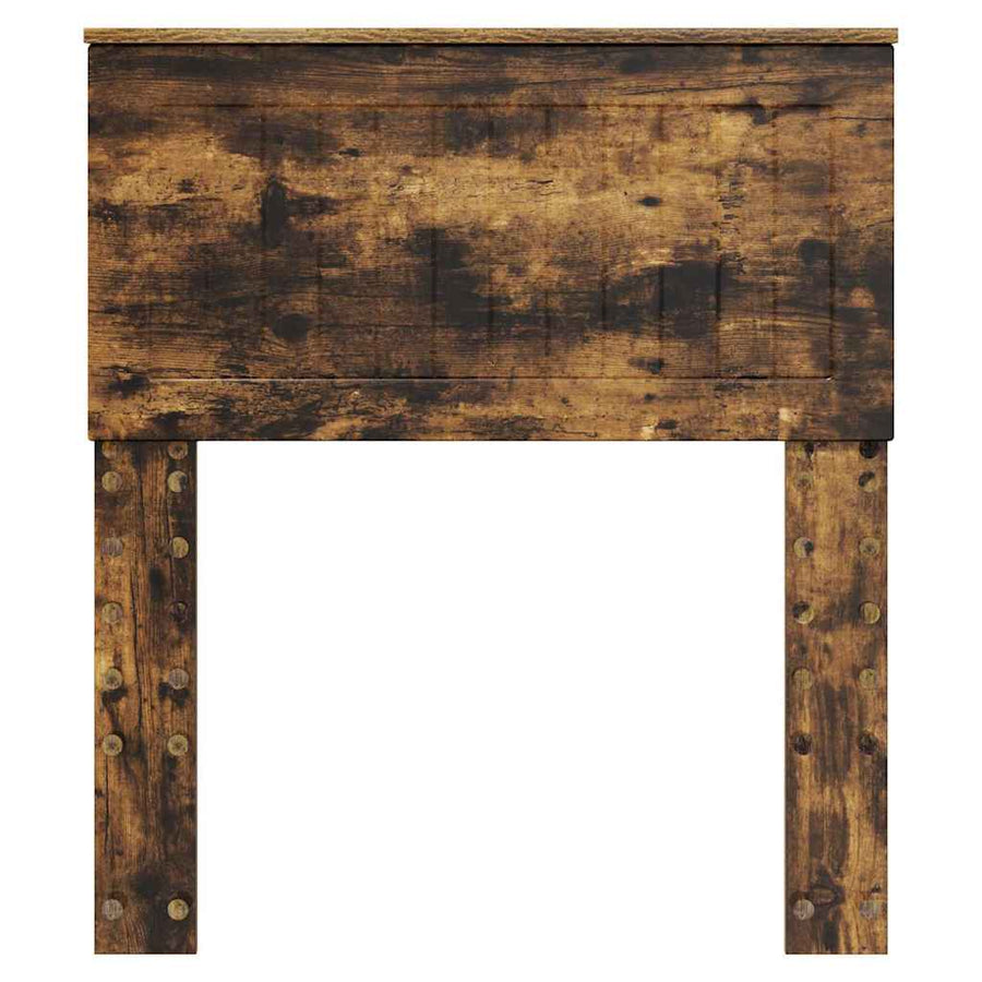 Hoofdbord met hoofdeinde Gerookt eiken 75 cm Bewerkt hout