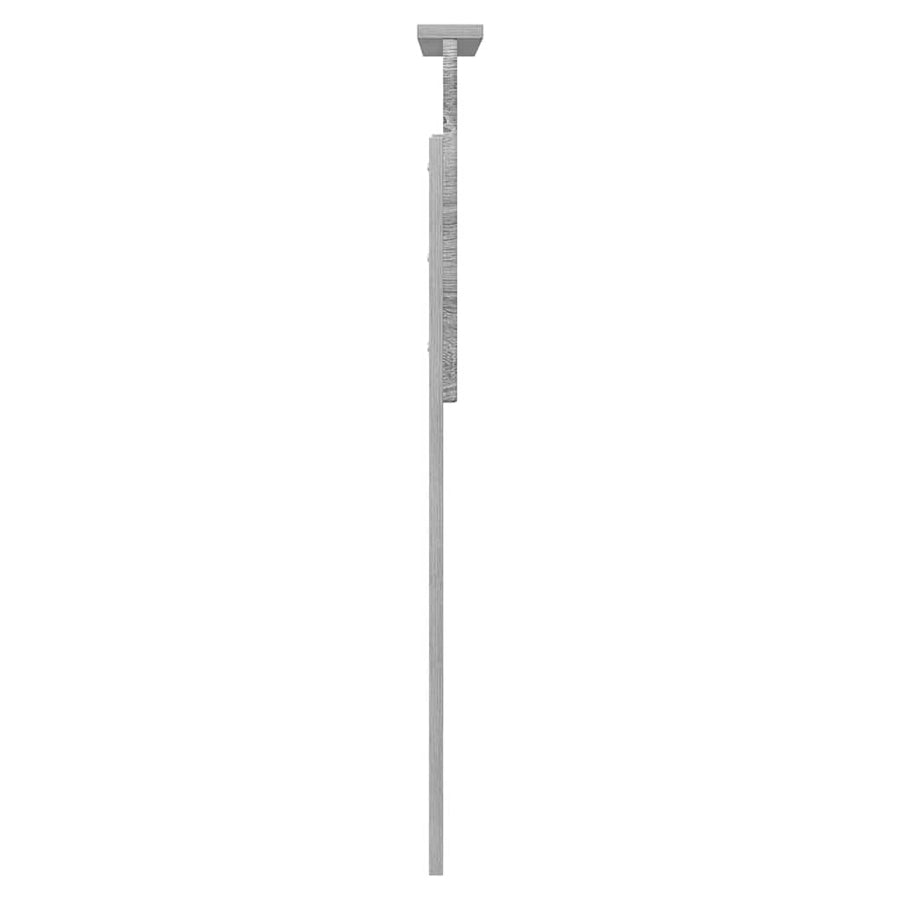 Hoofdbord met hoofdeinde Grijs Sonoma 75 cm Bewerkt hout
