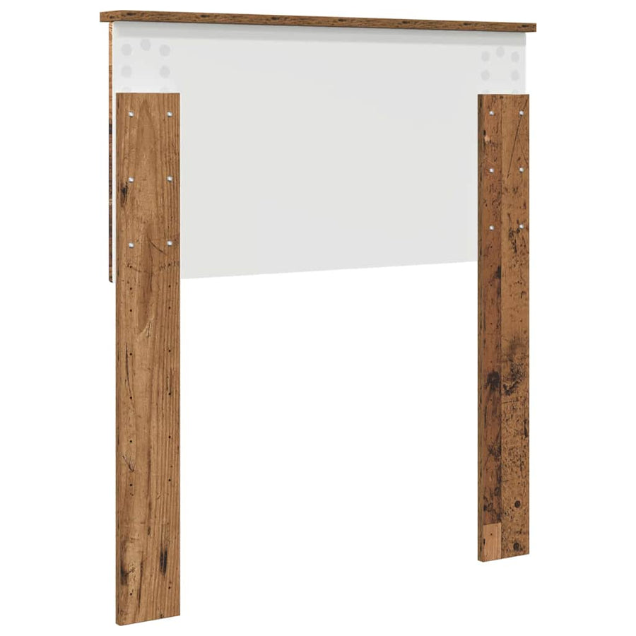 Hoofdbord met hoofdeinde Oud Hout 75 cm Bewerkt hout