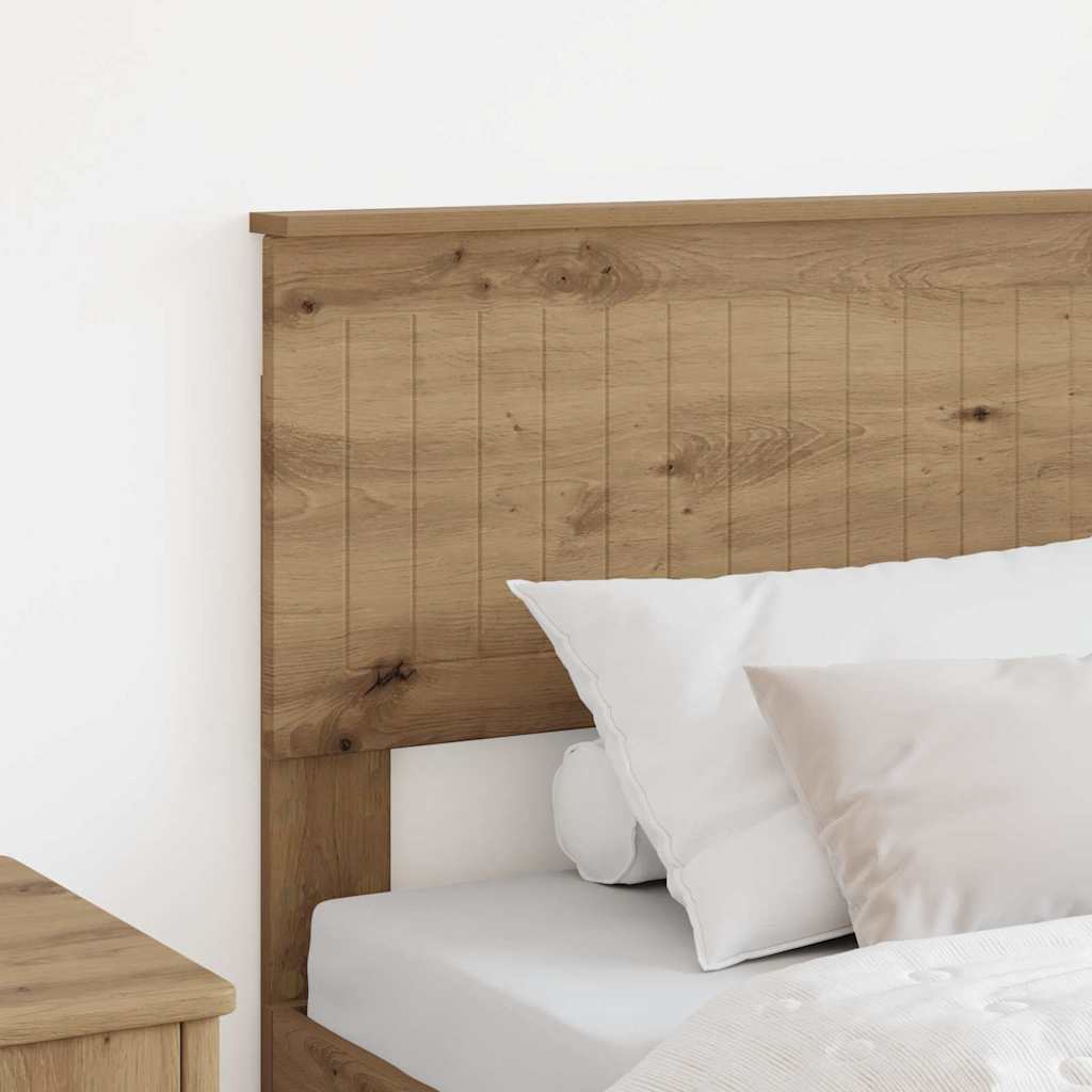 Hoofdbord met hoofdeinde Artisan Eiken 75 cm Bewerkt hout