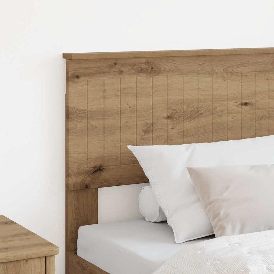 Hoofdbord met hoofdeinde Artisan Eiken 75 cm Bewerkt hout