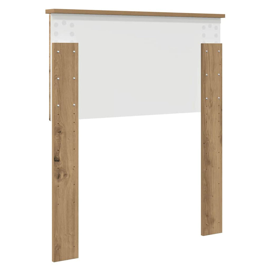 Hoofdbord met hoofdeinde Artisan Eiken 75 cm Bewerkt hout