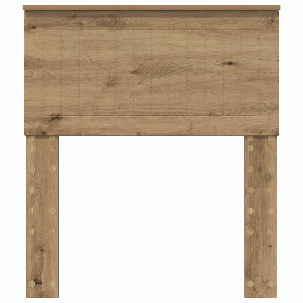 Hoofdbord met hoofdeinde Artisan Eiken 75 cm Bewerkt hout