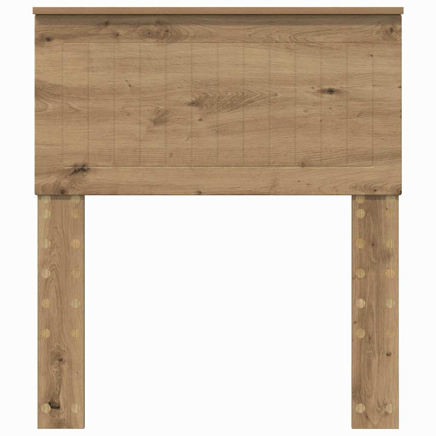 Hoofdbord met hoofdeinde Artisan Eiken 75 cm Bewerkt hout