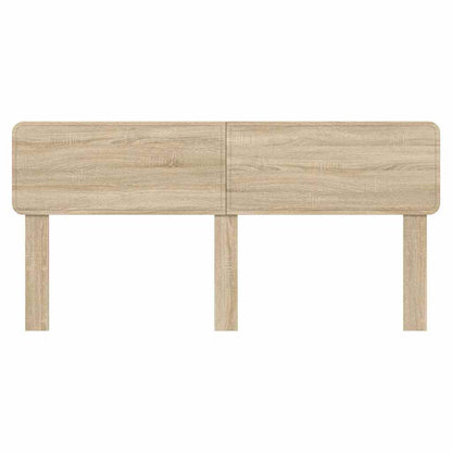 Hoofdbord met hoofdeinde Sonoma Eiken 200 cm Bewerkt hout