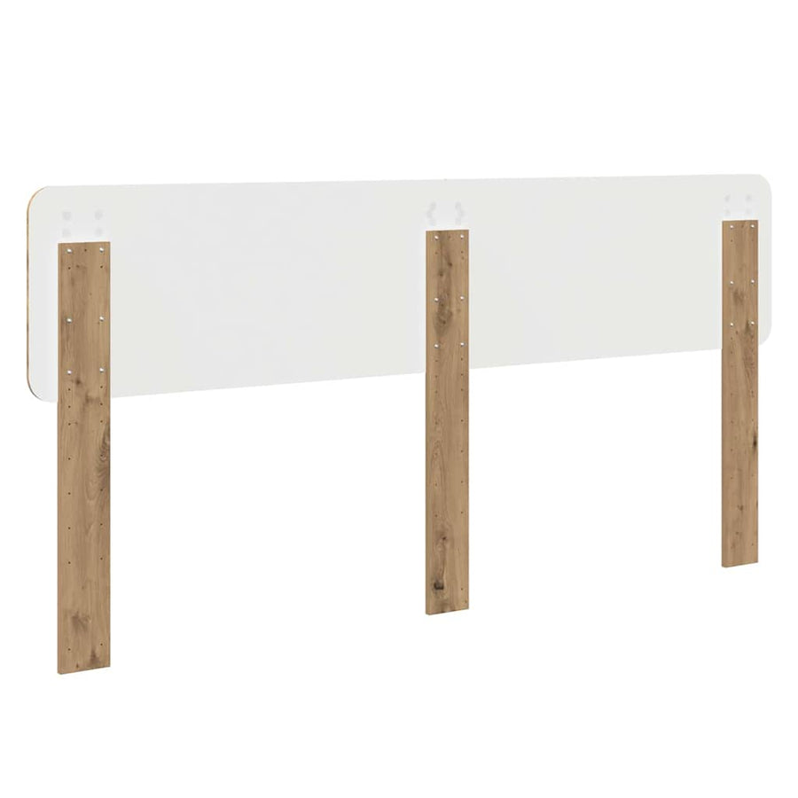 Hoofdbord met hoofdeinde Artisan Eiken 200 cm Bewerkt hout