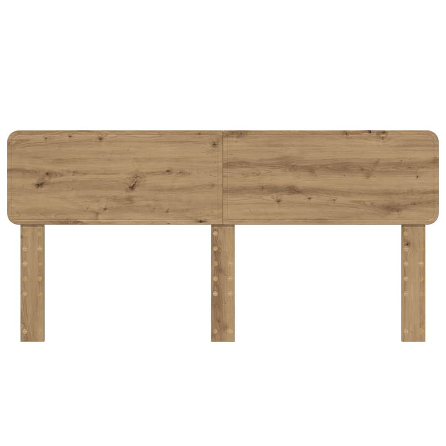 Hoofdbord met hoofdeinde Artisan Eiken 200 cm Bewerkt hout