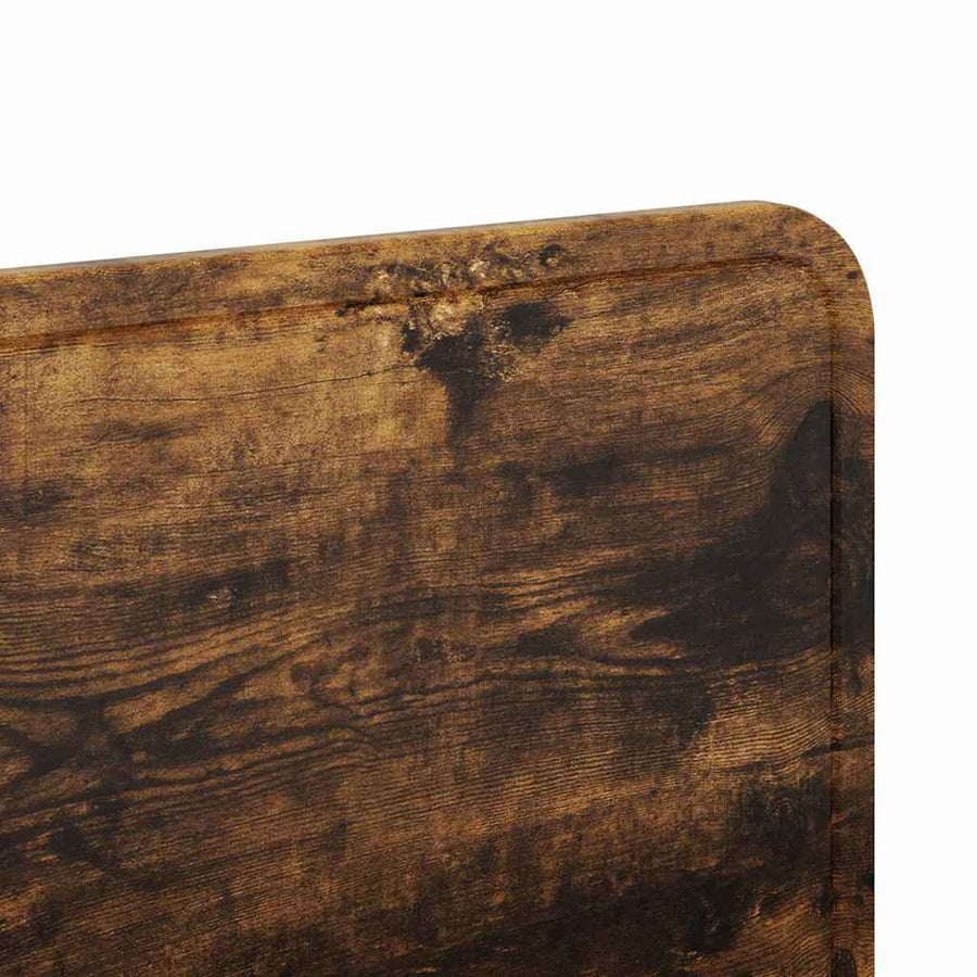 Hoofdbord met hoofdeinde Gerookt eiken 180 cm Bewerkt hout