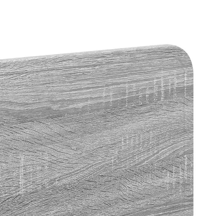 Hoofdbord met hoofdeinde Grijs Sonoma 180 cm Bewerkt hout