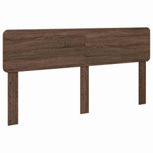 Hoofdbord met hoofdeinde Bruin Eiken 180 cm Bewerkt hout