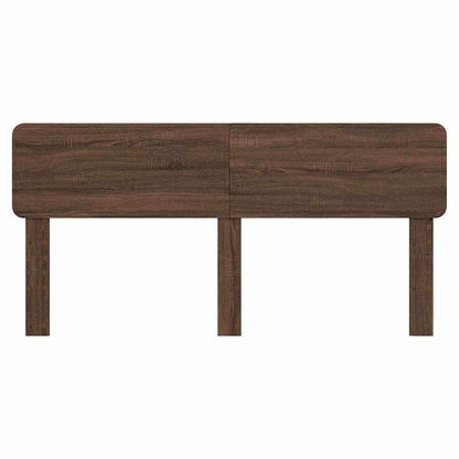 Hoofdbord met hoofdeinde Bruin Eiken 180 cm Bewerkt hout