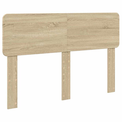 Hoofdbord met hoofdeinde Sonoma Eiken 160 cm Bewerkt hout