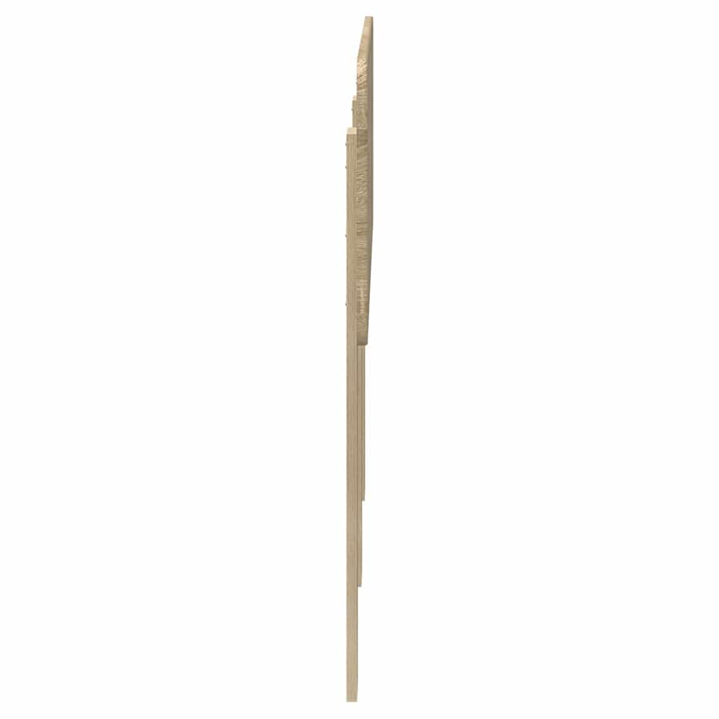 Hoofdbord met hoofdeinde Sonoma Eiken 160 cm Bewerkt hout