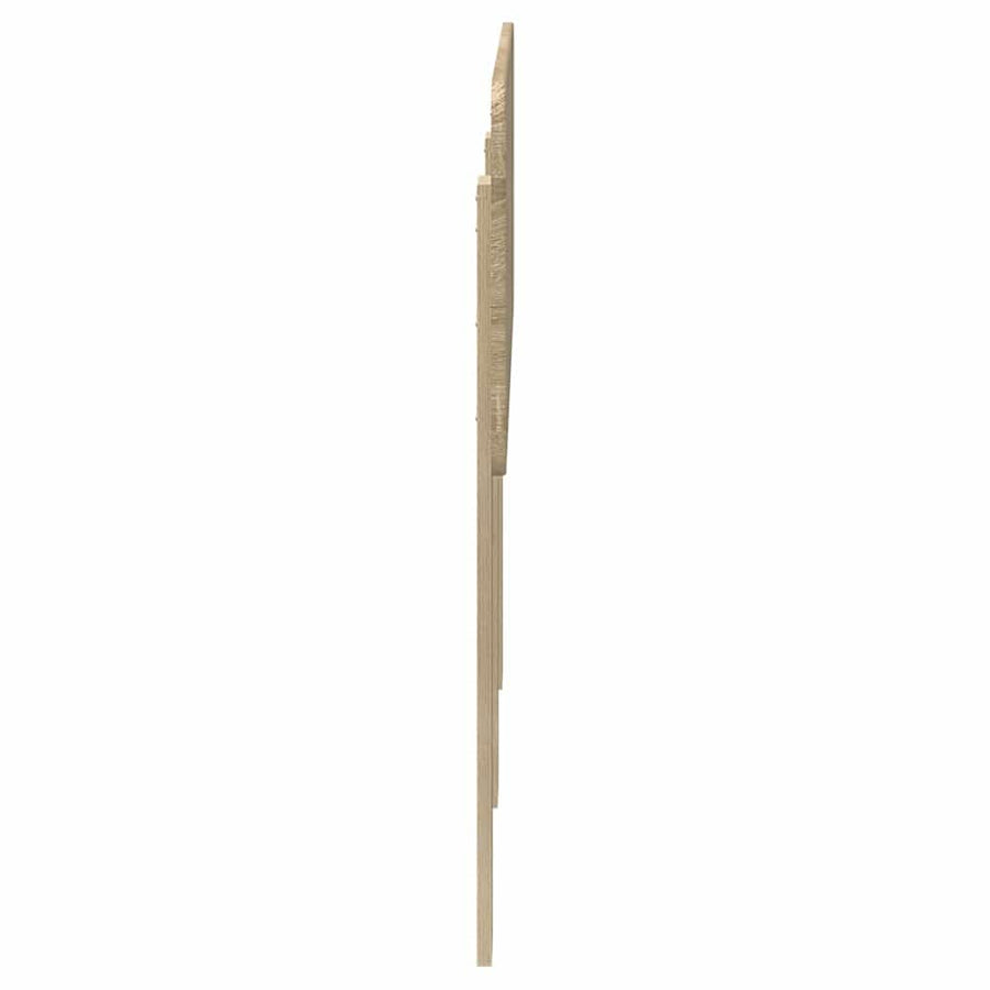 Hoofdbord met hoofdeinde Sonoma Eiken 160 cm Bewerkt hout