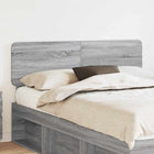 Hoofdbord 160 cm grijs sonoma bewerkt hout
