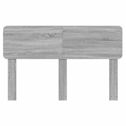 Hoofdbord met hoofdeinde Grijs Sonoma 150 cm Bewerkt hout