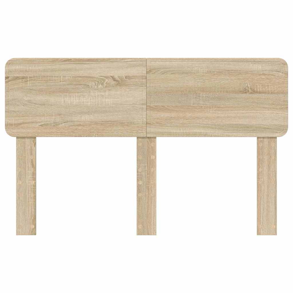 Hoofdbord met hoofdeinde Sonoma Eiken 140 cm Bewerkt hout