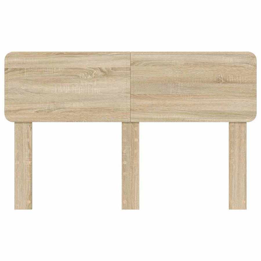 Hoofdbord met hoofdeinde Sonoma Eiken 140 cm Bewerkt hout