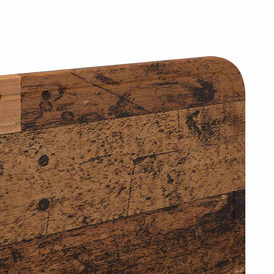 Hoofdbord met hoofdeinde Oud Hout 140 cm Bewerkt hout