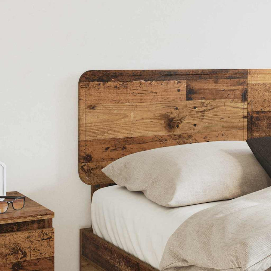 Hoofdbord met hoofdeinde Oud Hout 140 cm Bewerkt hout
