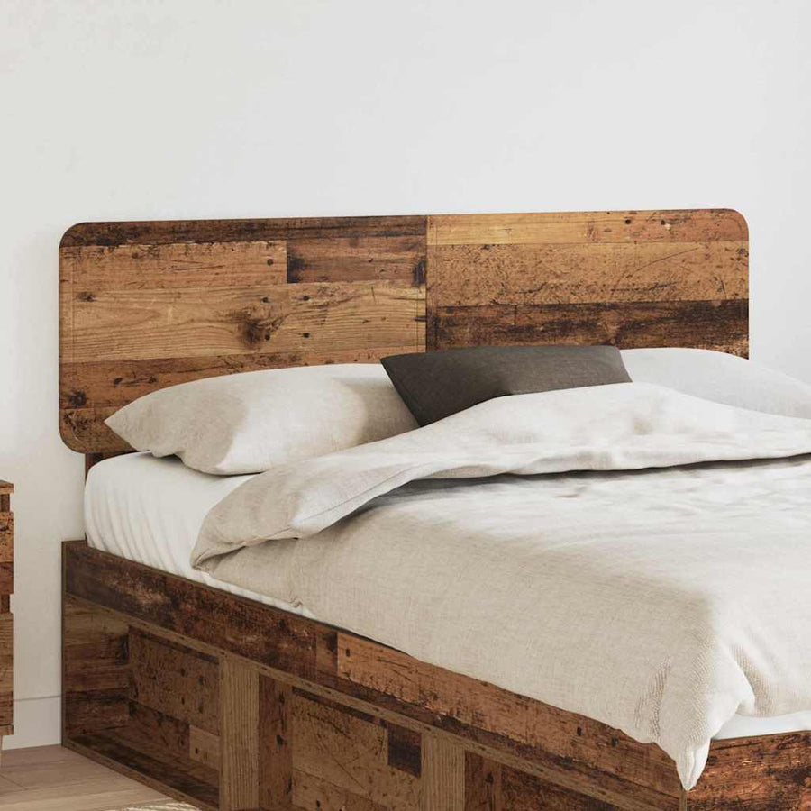 Hoofdbord met hoofdeinde Oud Hout 140 cm Bewerkt hout