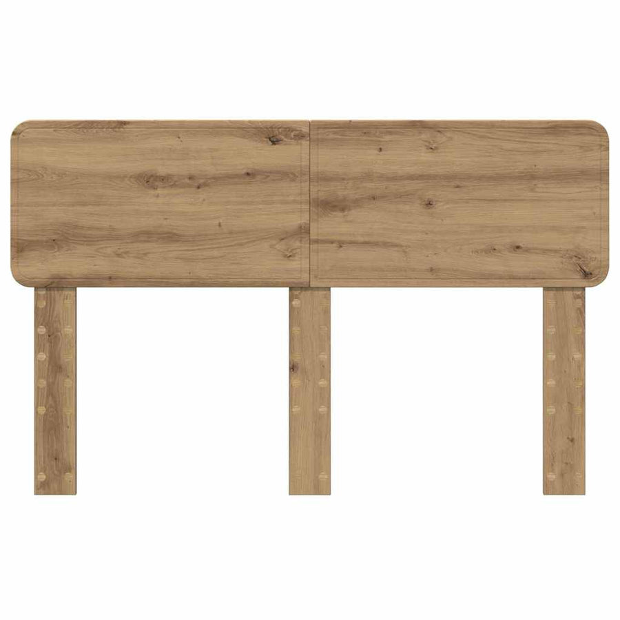 Hoofdbord met hoofdeinde Artisan Eiken 140 cm Bewerkt hout