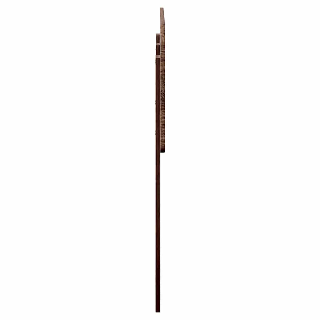 Hoofdbord met hoofdeinde Bruin Eiken 135 cm Bewerkt hout