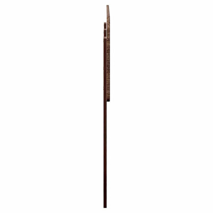 Hoofdbord met hoofdeinde Bruin Eiken 135 cm Bewerkt hout