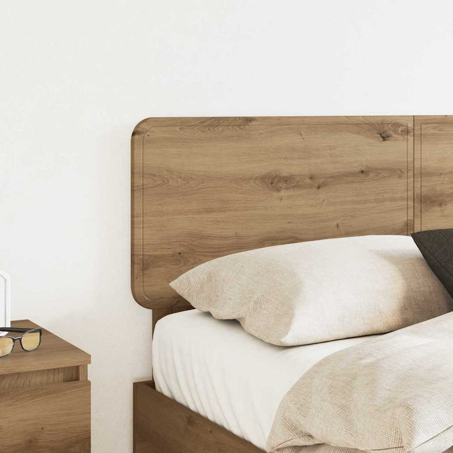 Hoofdbord met hoofdeinde Artisan Eiken 135 cm Bewerkt hout