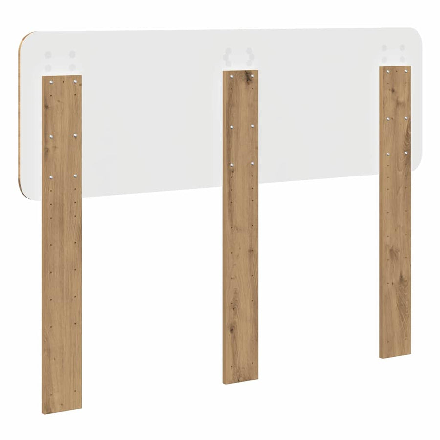 Hoofdbord met hoofdeinde Artisan Eiken 135 cm Bewerkt hout