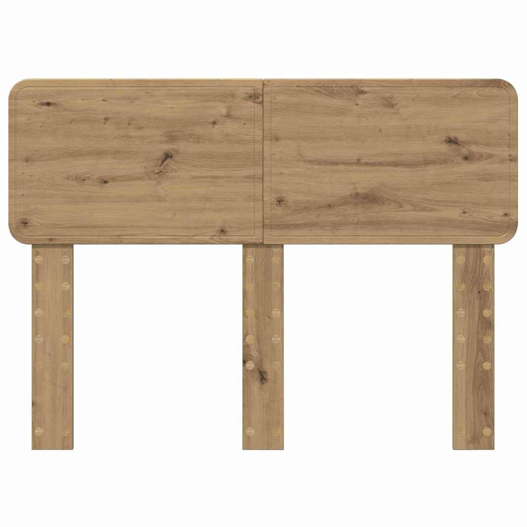 Hoofdbord met hoofdeinde Artisan Eiken 135 cm Bewerkt hout