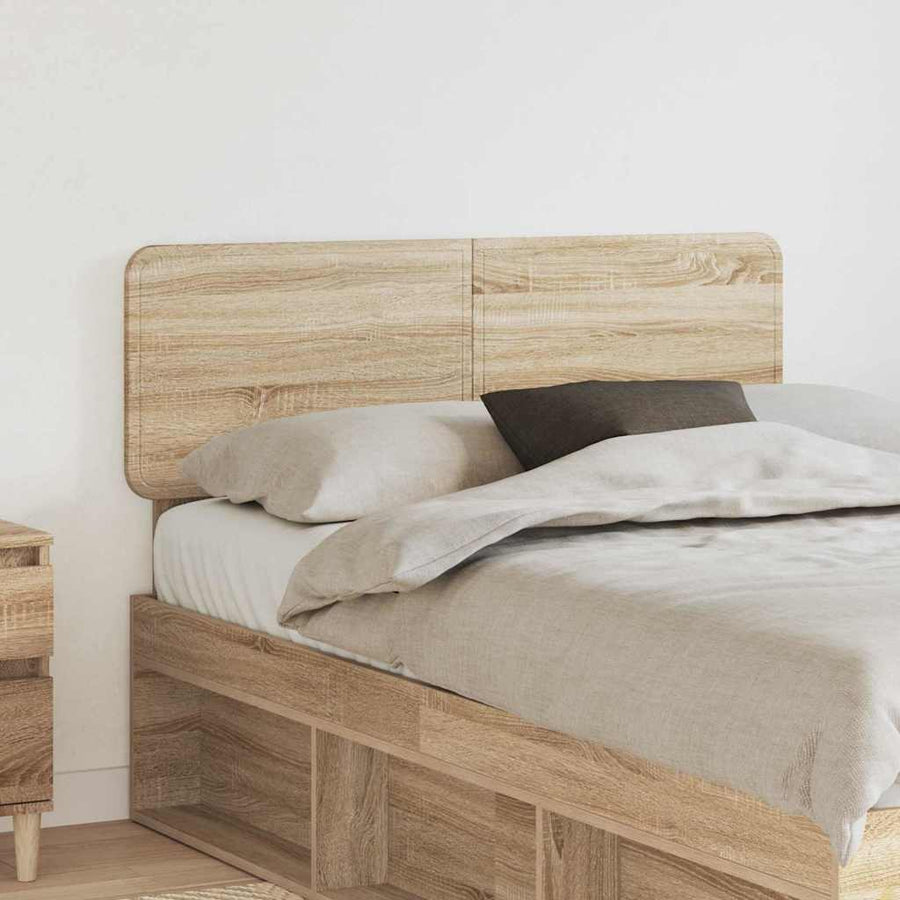 Hoofdbord met hoofdeinde Sonoma Eiken 120 cm Bewerkt hout