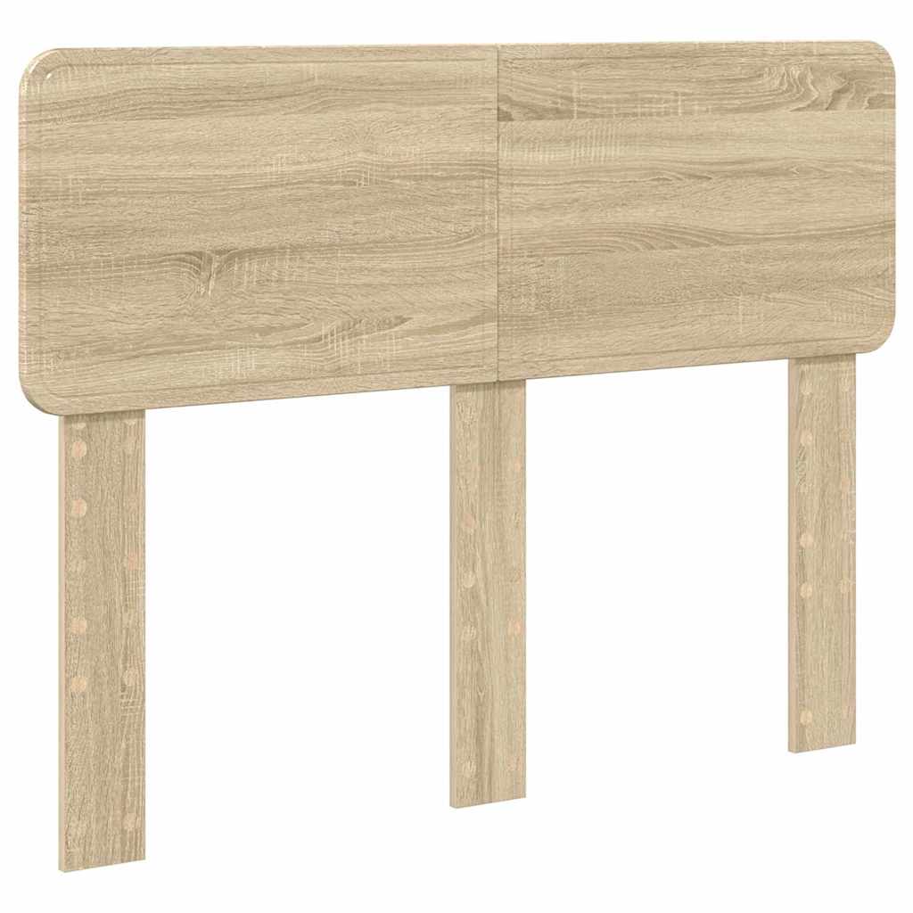 Hoofdbord met hoofdeinde Sonoma Eiken 120 cm Bewerkt hout