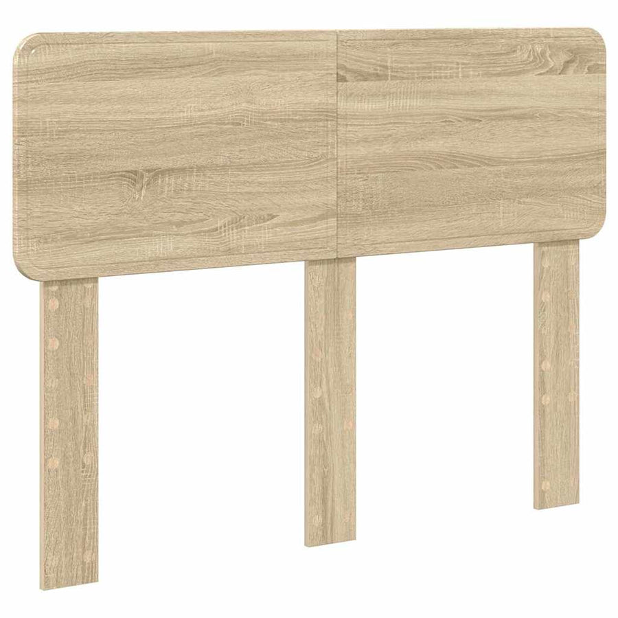 Hoofdbord met hoofdeinde Sonoma Eiken 120 cm Bewerkt hout
