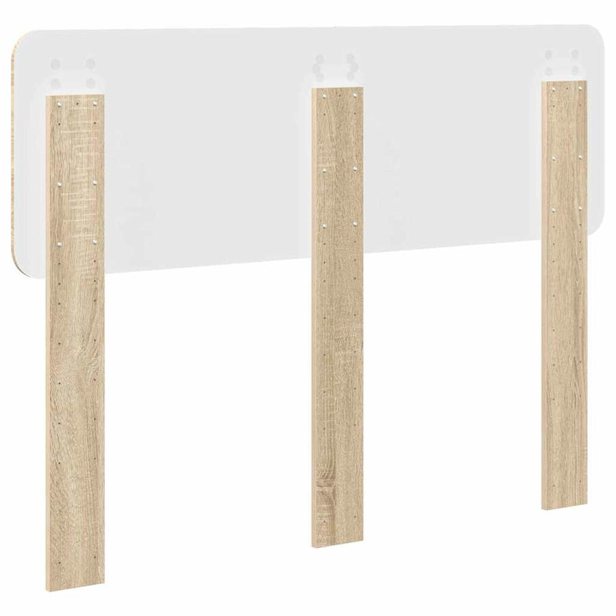 Hoofdbord met hoofdeinde Sonoma Eiken 120 cm Bewerkt hout